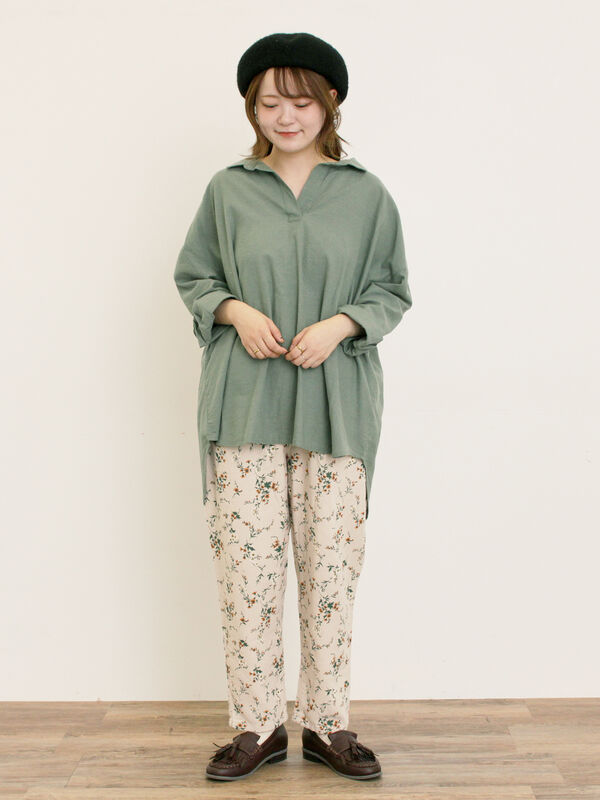 mo チャコールグレーS ルーズシルエットロンT｜STYLEMIXER（スタイルミキサー）公式