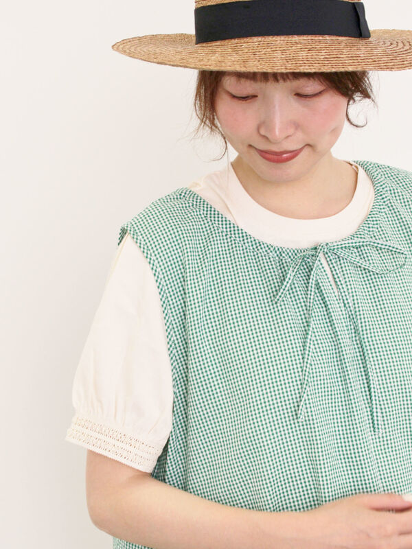 セール】 ◎柄アソートノースリワンピース（オフホワイト/ブラック