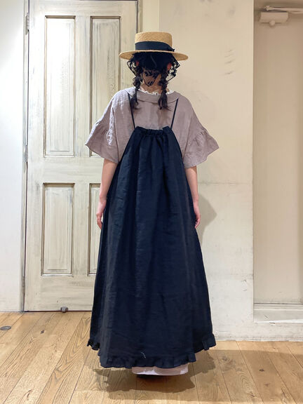 【立川限定】リネンキャミワンピース（オフホワイト/ブラック/キナリ）｜Samansa Mos2（サマンサ モスモス）通販