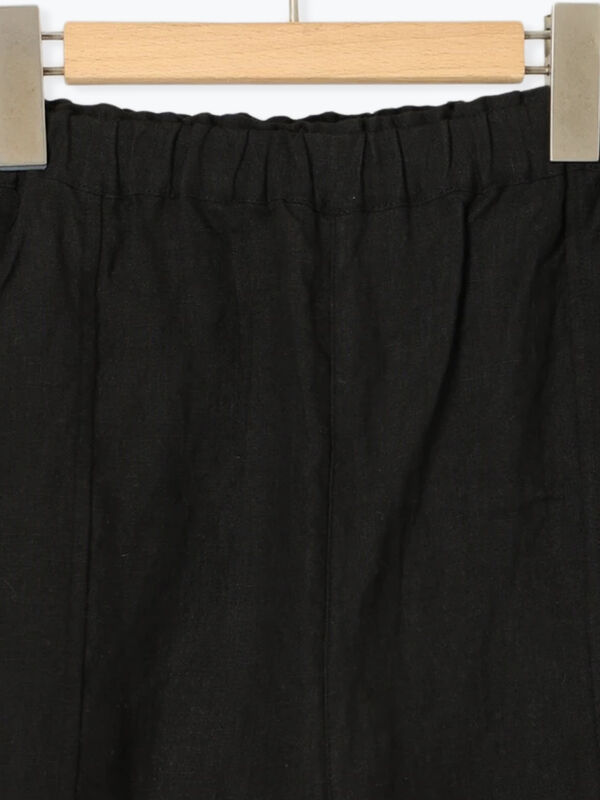 サマンサモスモス　立川限定　リネン裾フリルパンツ　オフ 立川限定】リネン裾フリルパンツ（オフホワイト