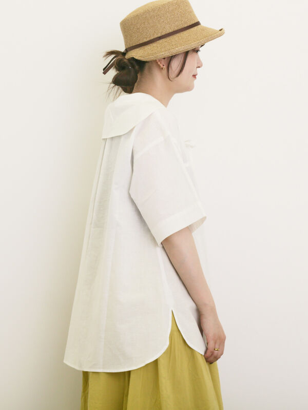 編集中新品　SM2☆オフ／セーラー衿レースブラウス 編集中新品 SM2☆オフ／セーラー衿レースブラウス セール