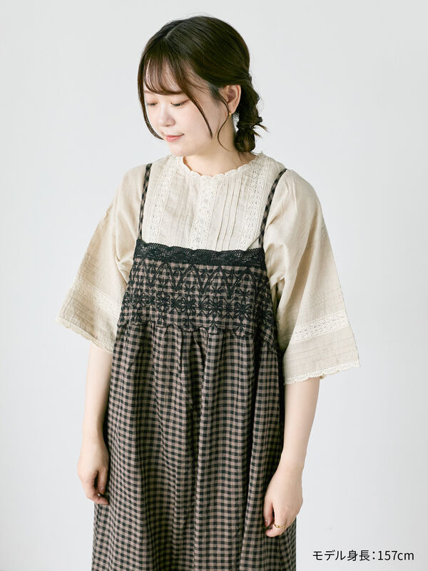 サマンサモスモス　kazumi コラボ　キャミワンピース　タグ付未使用　新品 Kazumi × Samansa Mos2 この春もモデルkazumiさんとの