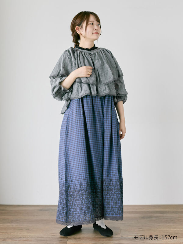 ＊Samansa Mos2×Kazumi＊★新品★前後着 麻綿素材 ワンピ kazumi x Samansa Mos2 春の新作コーディネート｜レディース