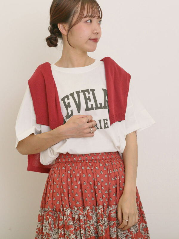 ロゴアソートプリントゆるTシャツ（オフホワイト）｜Samansa Mos2（サマンサ モスモス）通販