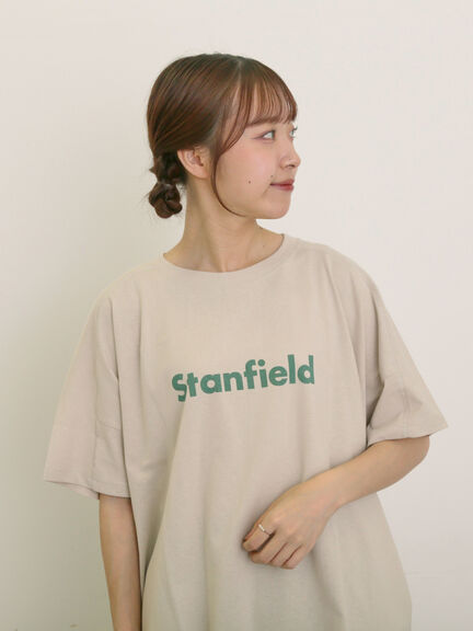 ロゴアソートプリントゆるTシャツ（オフホワイト/ピンク/ベージュ/ネイビー）｜Samansa Mos2（サマンサ モスモス）通販