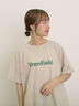 ロゴアソートプリントゆるTシャツ（オフホワイト/ピンク/ベージュ/ネイビー）｜Samansa Mos2（サマンサ モスモス）通販
