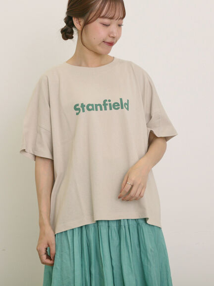 ロゴアソートプリントゆるTシャツ（オフホワイト/ピンク/ベージュ/ネイビー）｜Samansa Mos2（サマンサ モスモス）通販