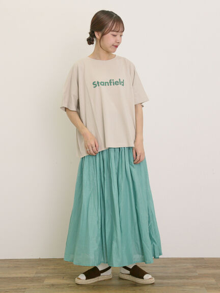 ロゴアソートプリントゆるTシャツ（オフホワイト/ピンク/ベージュ/ネイビー）｜Samansa Mos2（サマンサ モスモス）通販