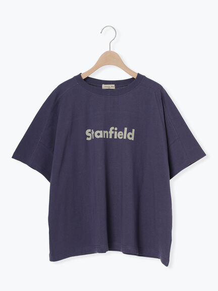 ロゴアソートプリントゆるTシャツ（オフホワイト/ピンク/ベージュ/ネイビー）｜Samansa Mos2（サマンサ モスモス）通販