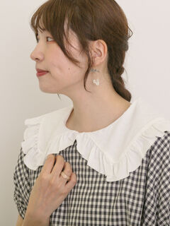 SM2【miyuki matsuo×Samansa Mos2】タックTシャツ新品 セール】 【miyuki matsuo×Samansa Mos2】タックTシャツ（オフ