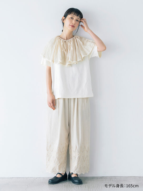 kazumi×Samansa Mos2】ケープ付ボレロ（ブラック/ピンク/ベージュ