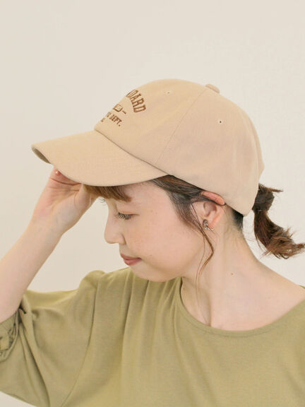 【消臭効果】カレッジロゴ刺繍キャップ（ベージュ/ブラウン）｜Samansa Mos2（サマンサ モスモス）通販