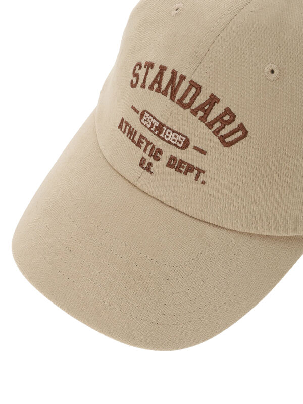 ベージュ ウールキャップ M刺繍 57cm サイズ調整可】サイド刺繍キャップ（キャップ） | ITS' DEMO