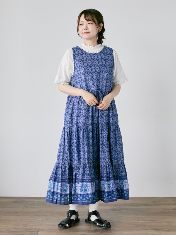 サマンサモスモス　フリルレースブラウス　裾段スカラップスカート　オフ　新品 Samansa Mos2（サマンサ モスモス）の「裾段スカラップスカート