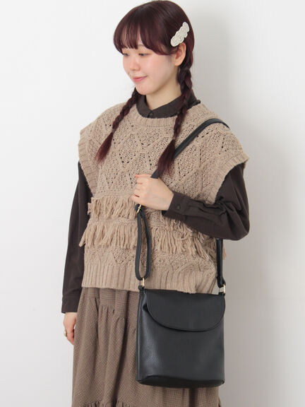 バケツ型ショルダーバッグ（ブラック/ブラウン）｜Samansa Mos2（サマンサ モスモス）通販