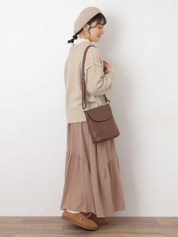 セール】 バケツ型ショルダーバッグ（ブラック/ブラウン/バッグ/バッグ