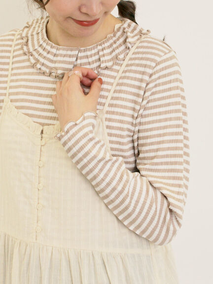 ランダム刺繍入りワンピース（ブラック/ボルドー/グリーン/キナリ）｜Samansa Mos2（サマンサ モスモス）通販