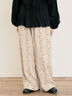 【M/Lサイズ】花刺繍パンツ(チャコールグレー/ベージュ/ブラウン)|Samansa Mos2(サマンサ モスモス)通販