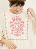 【S/Mサイズ】配色刺繍ワンピース（グレー/ブラック/レッド/キナリ）｜Samansa Mos2（サマンサ モスモス）通販