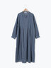 【Cross×Linen】タックワンピース《S/Mサイズ》（ブラック/ボルドー/ベージュ/ブルー/キナリ）｜Samansa Mos2（サマンサ モスモス）通販