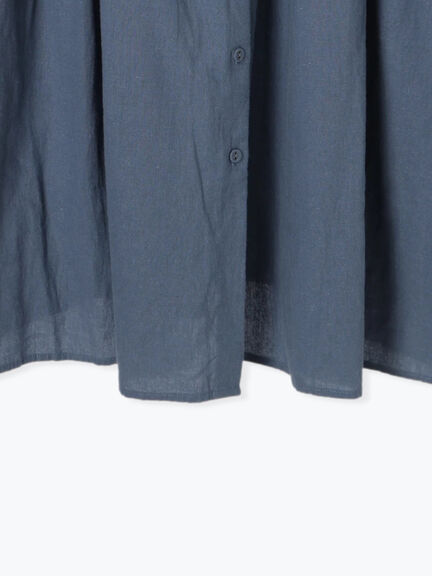 【Cross×Linen】タックワンピース《S/Mサイズ》（ブラック/ボルドー/ベージュ/ブルー/キナリ）｜Samansa Mos2（サマンサ モスモス）通販