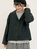 【Cross×Linen】ショールカラージャケット（チャコールグレー/ブラック/ベージュ/キナリ）｜Samansa Mos2（サマンサ モスモス）通販