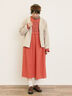 【Cross×Linen】ショールカラージャケット（チャコールグレー/ブラック/ベージュ/キナリ）｜Samansa Mos2（サマンサ モスモス）通販