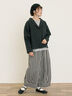 【Cross×Linen】ショールカラージャケット（チャコールグレー/ブラック/ベージュ/キナリ）｜Samansa Mos2（サマンサ モスモス）通販
