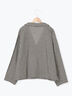 【Cross×Linen】ショールカラージャケット（チャコールグレー/ブラック/ベージュ/キナリ）｜Samansa Mos2（サマンサ モスモス）通販