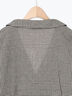 【Cross×Linen】ショールカラージャケット（チャコールグレー/ブラック/ベージュ/キナリ）｜Samansa Mos2（サマンサ モスモス）通販