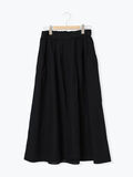 【Cross×Linen】ラップ風スカート（ブラック）｜Samansa Mos2（サマンサ モスモス）通販