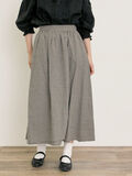 【Cross×Linen】ラップ風スカート（ベージュ）｜Samansa Mos2（サマンサ モスモス）通販