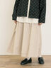 【Cross×Linen】ラップ風スカート（キナリ）｜Samansa Mos2（サマンサ モスモス）通販