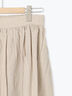 【Cross×Linen】ラップ風スカート（チャコールグレー/ブラック/ベージュ/キナリ）｜Samansa Mos2（サマンサ モスモス）通販