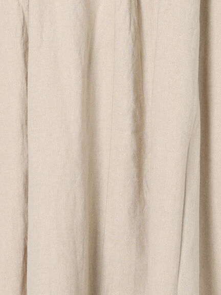【Cross×Linen】ラップ風スカート（チャコールグレー/ブラック/ベージュ/キナリ）｜Samansa Mos2（サマンサ モスモス）通販