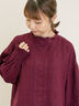【Cross×Linen】ピンタックブラウス（オフホワイト/ブラック/ボルドー/ベージュ/ブルー/キナリ）｜Samansa Mos2（サマンサ モスモス）通販