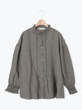 【Cross×Linen】ピンタックブラウス（ベージュ）｜Samansa Mos2（サマンサ モスモス）通販