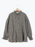 【Cross×Linen】ピンタックブラウス（オフホワイト/ブラック/ボルドー/ベージュ/ブルー/キナリ）｜Samansa Mos2（サマンサ モスモス）通販