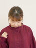 【Cross×Linen】ピンタックブラウス（オフホワイト/ブラック/ボルドー/ベージュ/ブルー/キナリ）｜Samansa Mos2（サマンサ モスモス）通販
