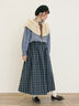【Cross×Linen】ピンタックブラウス（オフホワイト/ブラック/ボルドー/ベージュ/ブルー/キナリ）｜Samansa Mos2（サマンサ モスモス）通販
