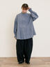 【Cross×Linen】ピンタックブラウス（オフホワイト/ブラック/ボルドー/ベージュ/ブルー/キナリ）｜Samansa Mos2（サマンサ モスモス）通販