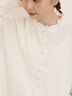 【Cross×Linen】ピンタックブラウス（オフホワイト/ブラック/ボルドー/ベージュ/ブルー/キナリ）｜Samansa Mos2（サマンサ モスモス）通販