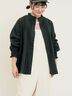 【Cross×Linen】ピンタックブラウス（オフホワイト/ブラック/ボルドー/ベージュ/ブルー/キナリ）｜Samansa Mos2（サマンサ モスモス）通販
