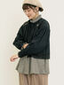 【Cross×Linen】ピンタックブラウス（オフホワイト/ブラック/ボルドー/ベージュ/ブルー/キナリ）｜Samansa Mos2（サマンサ モスモス）通販
