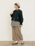 【Cross×Linen】ピンタックブラウス（オフホワイト/ブラック/ボルドー/ベージュ/ブルー/キナリ）｜Samansa Mos2（サマンサ モスモス）通販