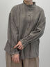 【Cross×Linen】ピンタックブラウス（オフホワイト/ブラック/ボルドー/ベージュ/ブルー/キナリ）｜Samansa Mos2（サマンサ モスモス）通販