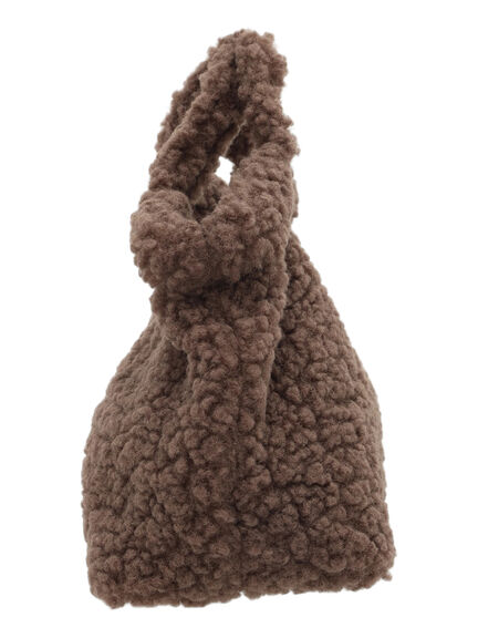 【2WAY】ロゴ刺繍ボアショルダーバッグ（ベージュ/ダークブラウン）｜Samansa Mos2（サマンサ モスモス）通販