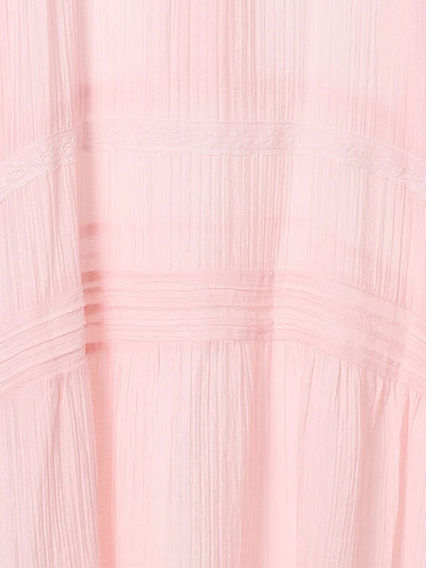 セール】 【S/Mサイズ】◎レース切替ワンピース（オフホワイト