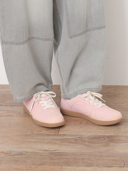 ジャーマントレーナースニーカー（オフホワイト/ピンク/ブルー）｜Samansa Mos2（サマンサ モスモス）通販