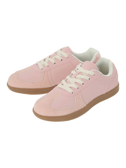 ジャーマントレーナースニーカー（オフホワイト/ピンク/ブルー）｜Samansa Mos2（サマンサ モスモス）通販